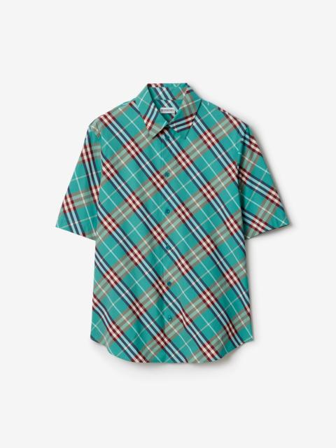 Burberry Relaxed Fit Check Cotton Shirt
