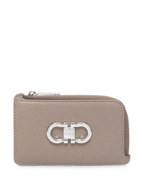 FERRAGAMO Ferragamo Women Gancini Card Holder With Zip