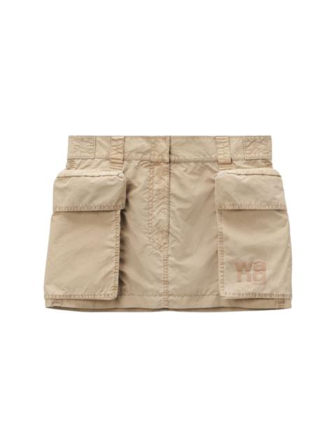 cargo mini skirt