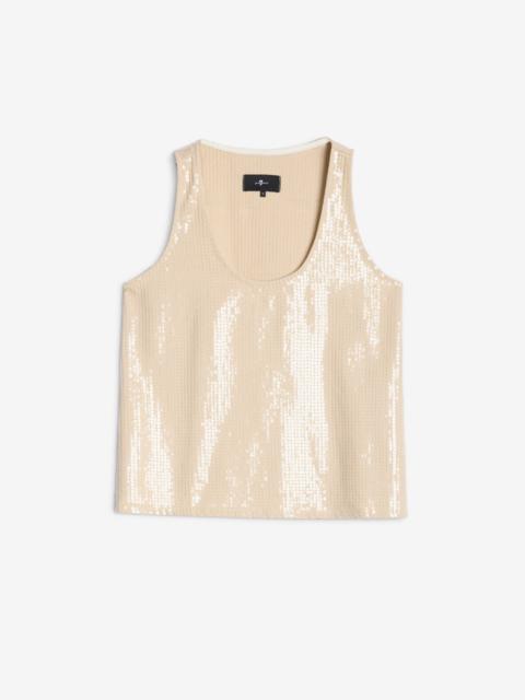 7 For All Mankind MANKIND Long Tank in Radiance