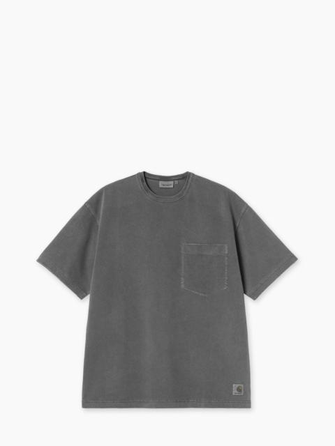 Carhartt CARHARTT WIP S/S TORION POCKET T-SHIRT GRIND WASHED BLACK