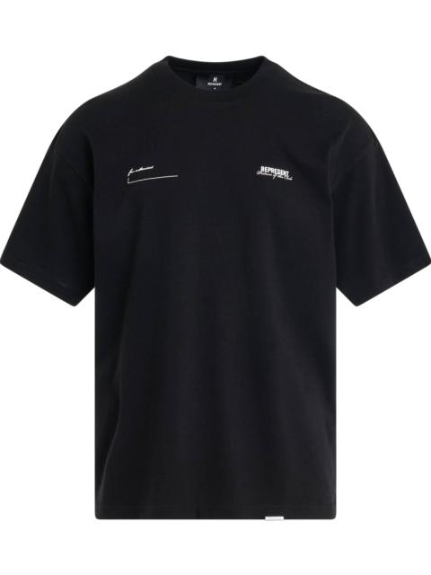 REPRESENT Patron of the Club T-Shirt in Black