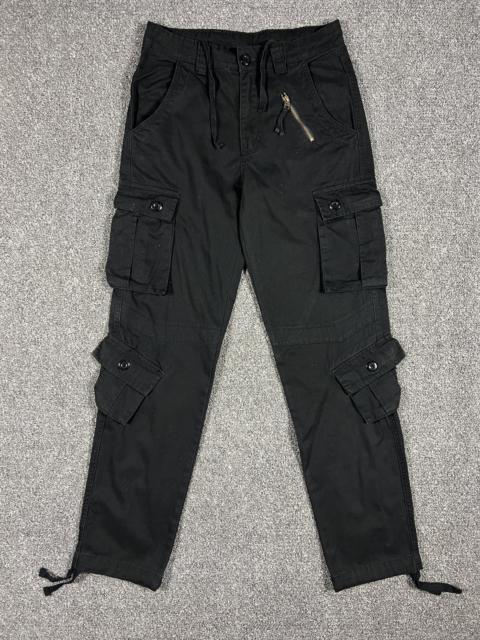 Other Designers Vintage - Vintage Mustway Multipocket Triple Black Cargo Pant