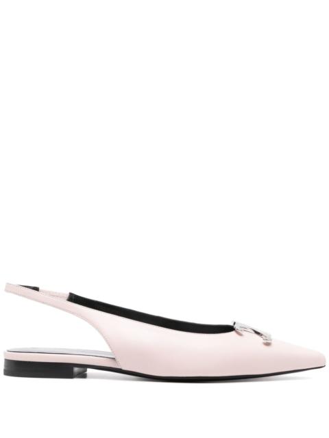 Celine Women Alma Triomphe Slingback Ballerina
