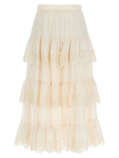 Zimmermann Lucky Skirts White