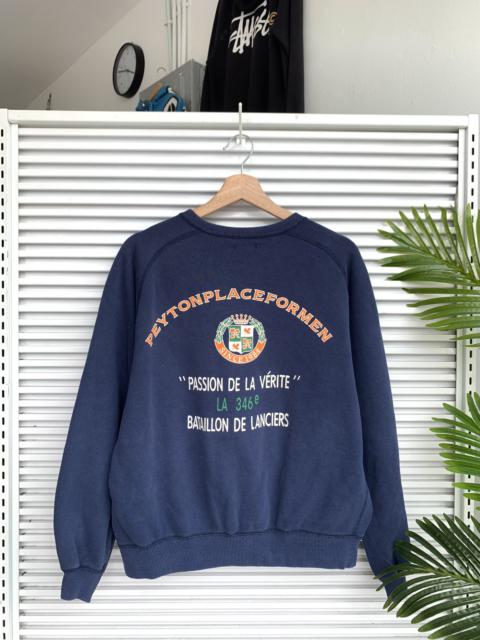 Other Designers Vintage - Vintage Peyton Place for Men Zipper Sweatshirt