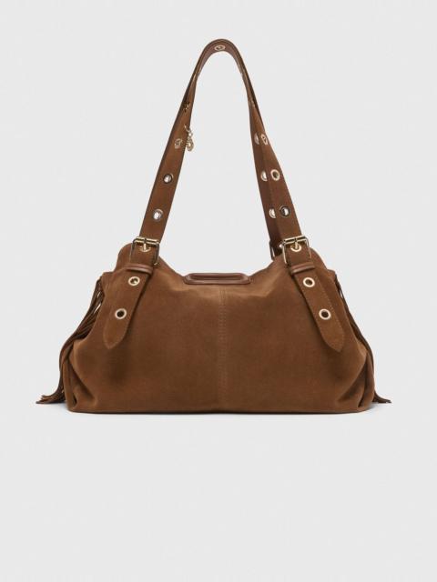maje Suede Miss M XL bag