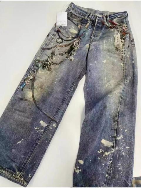 Acne Studios Acne Studios 1981 Splatter Keychain Jeans