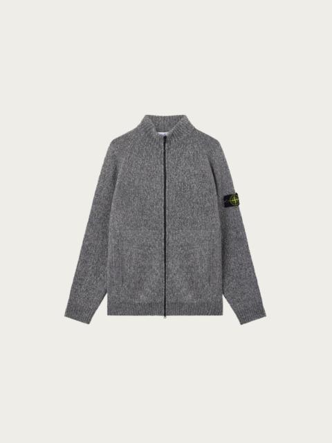 Stone Island Crewneck Zip Sweater - Grey Mix
