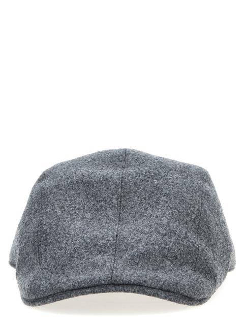 Brunello Cucinelli Logo Embroidery Hat Hats Gray