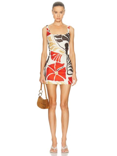 SIR. Julietta Square Neck Mini Dress