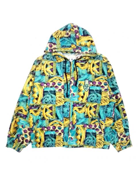 Other Designers Surf Style - RARE! VTG SURF FETISH RETRO 90s NEON VIBRANT JACKET