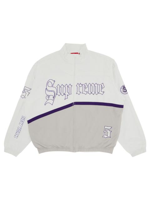 Supreme Supreme Old English Track Jacket 'White'