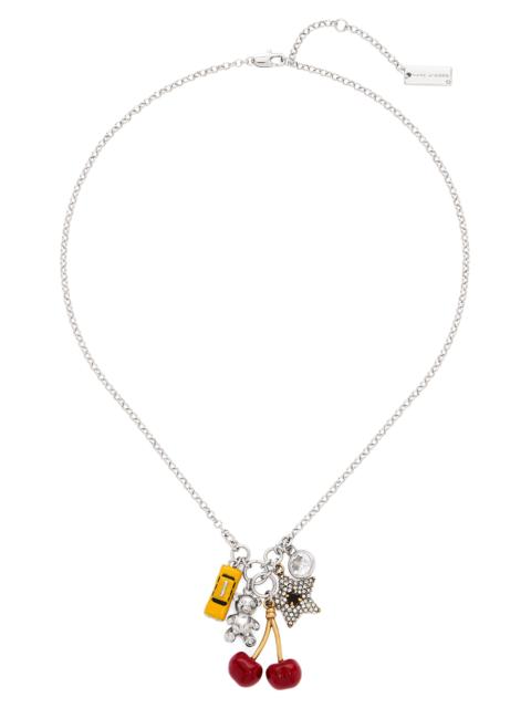 Marc Jacobs Marc Jacobs Trinket Charm Pendant Necklace in Silver/Multi at Nordstrom