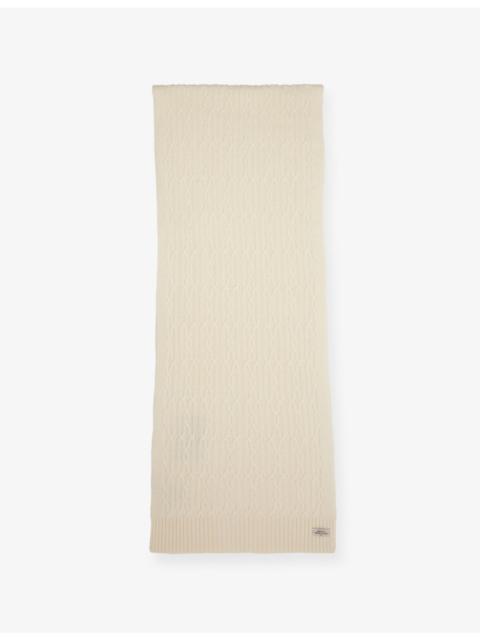 PERCIVAL Melville Cable-Knit Wool-Blend Scarf