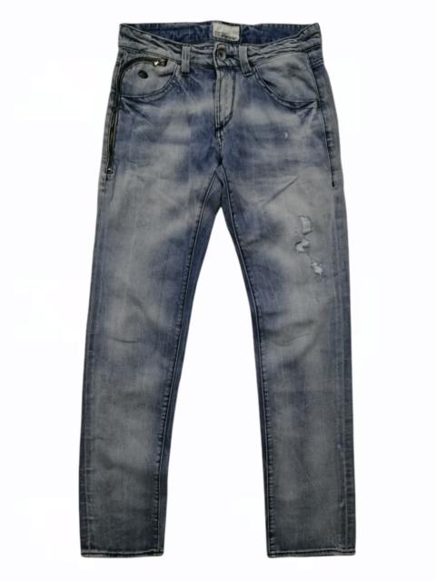 Other Designers Energie - Energie Style Clash Light Blue Distressed Design Jeans