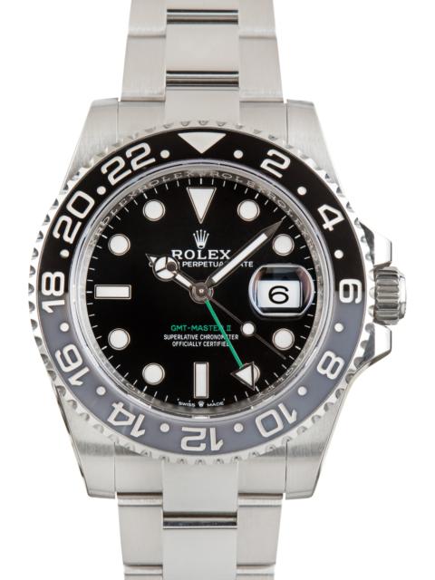 ROLEX Used Steel Rolex GMT-Master II Bruce Wayne Ref 126710GRNR