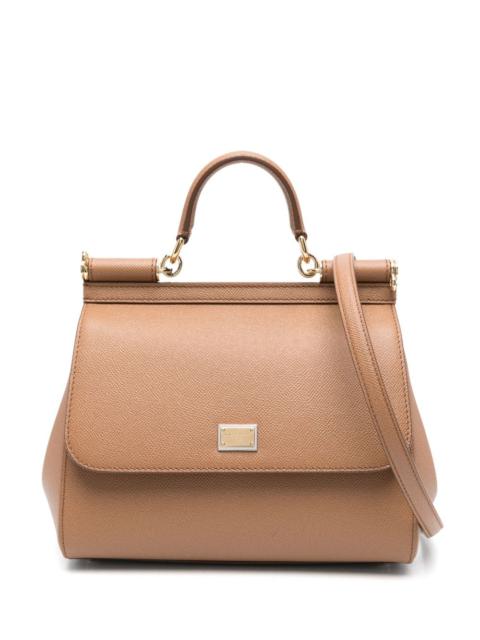 Dolce & Gabbana Dolce & Gabbana Women Sicily Large Leather Handbag