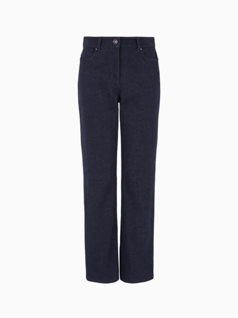 GIORGIO ARMANI Denim Collection five-pocket trousers in stretch denim