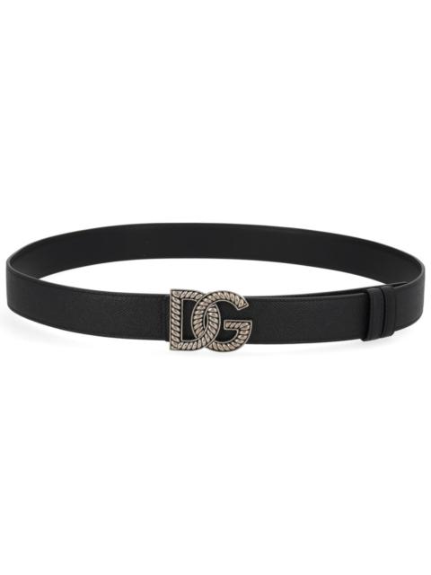 Dolce & Gabbana LEATHER BELT WITH LOGO