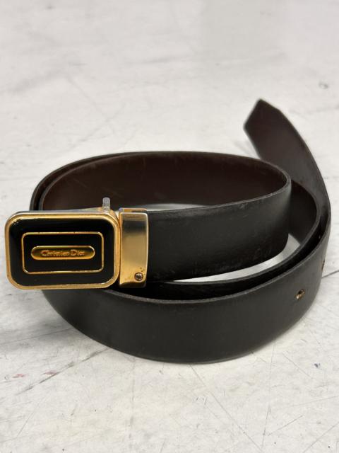 Other Designers Christian Dior Monsieur - Christian Dior Brown Vintage Belt
