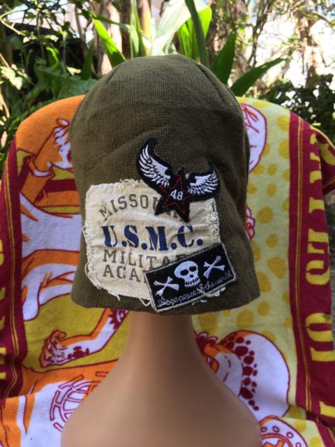 Other Designers Military - USMC CUFFED ARMY GREEN BEANIES