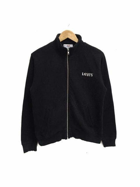 Other Designers Vintage - VINTAGE LEVIS STRAUSS SMALL LOGO ZIPPER SWEATER