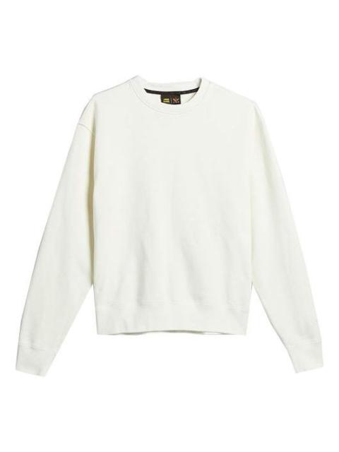 adidas adidas originals x Pharrell Williams Crossover Solid Color Round Neck Pullover Long Sleeves White HF