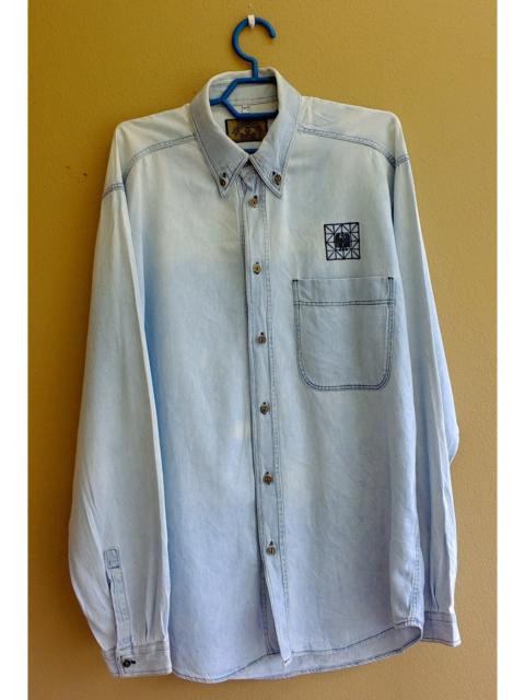 Other Designers ARMANI JEANS ITALY BLUE SHIRT