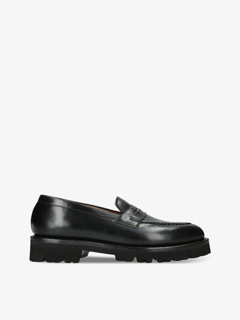 Lloyd slip-on leather penny loafers