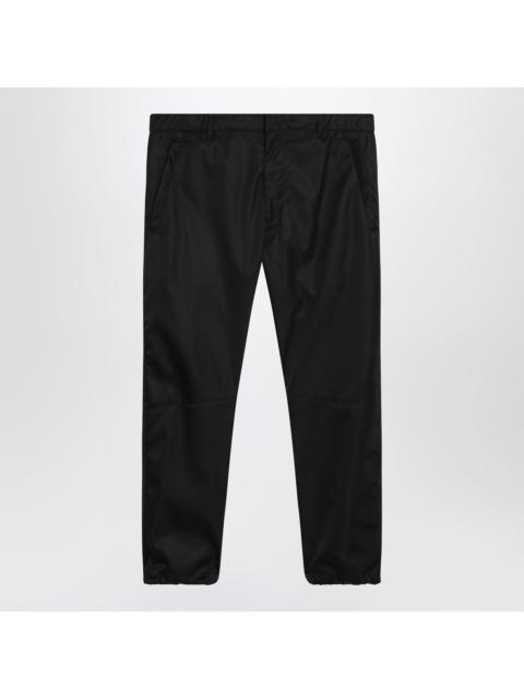 Prada Prada Black Trousers In Re-Nylon Men