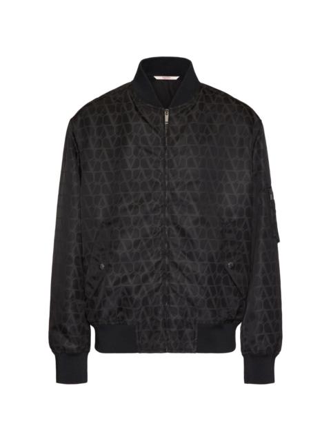 Valentino Toile Iconographe-print bomber jacket
