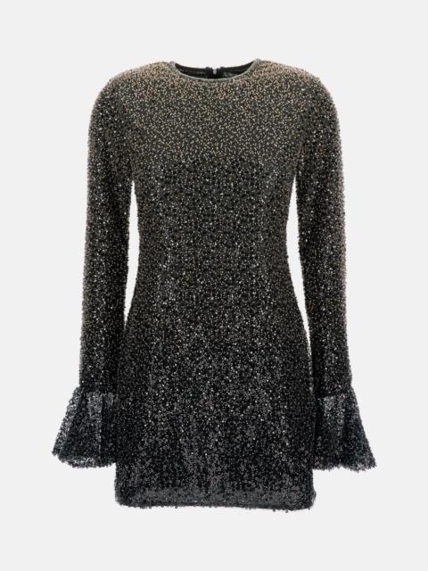 ROTATE Rotate Women Beaded Mini Dress