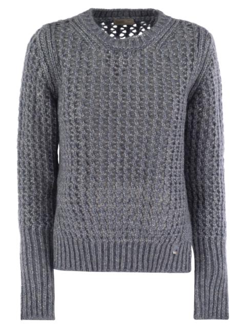 Herno Women Knitwear In Alpaca And Wool Yarn