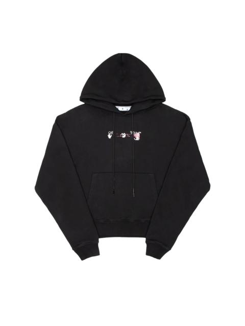 Off-White Off-White Acrylic Arrow Over Hoodie 'Black/Fuchsia'