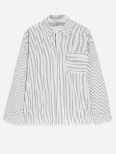 YMC Wray Pinstripe Shirt