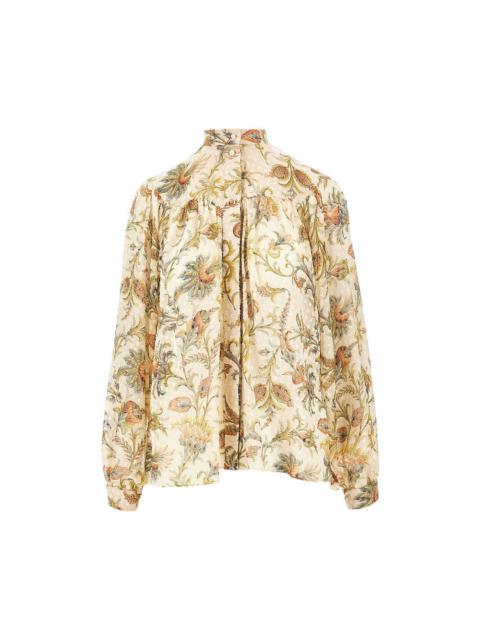 Etro PLUMETIS SILK-BLEND BLOUSE