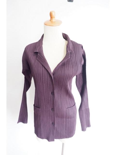 Pleats Please Issey Miyake 2010 Pleats Please By Issey Miyake Blazer Button Shirt