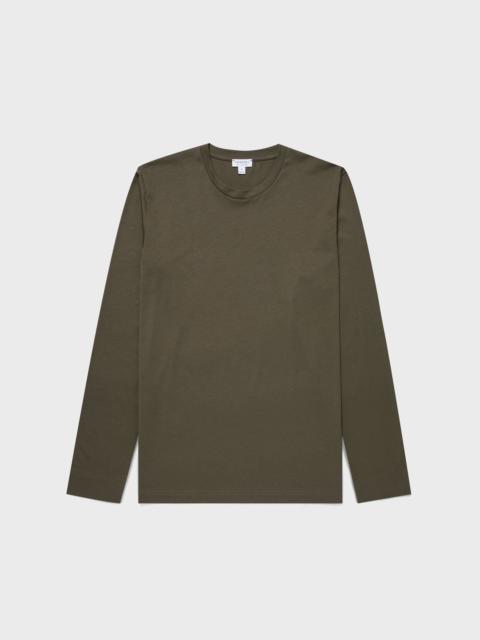 Sunspel Long Sleeve Riviera Midweight T‑shirt