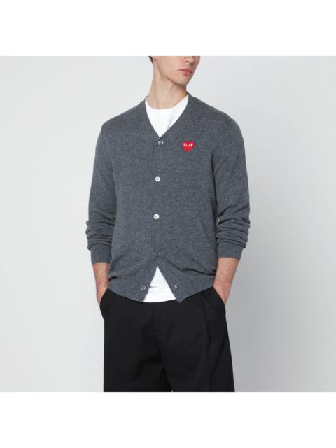 Other Designers Comme Des Garã§Ons Shirt Grey Wool Cardigan Men