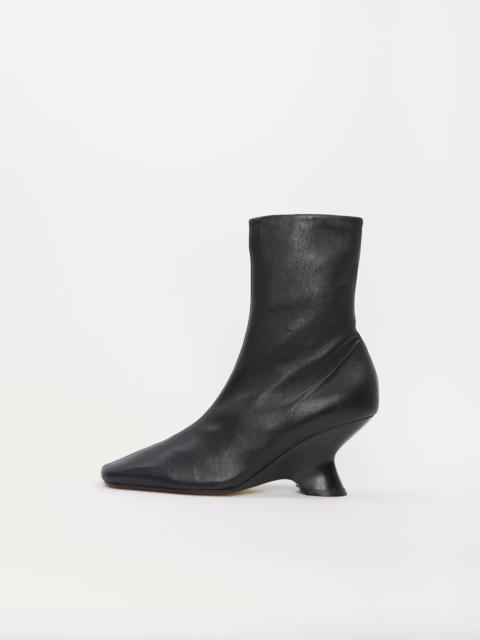 Dries Van Noten Heeled Leather Ankle Boot