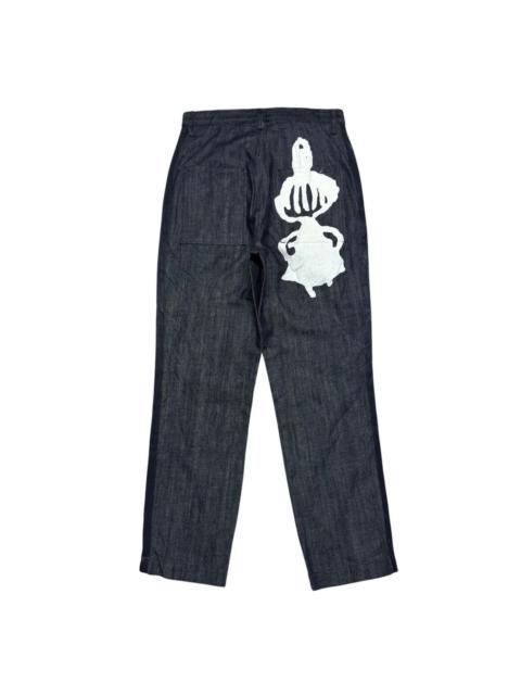 Yohji Yamamoto Ys For Living x Moomin Character Denim Pants