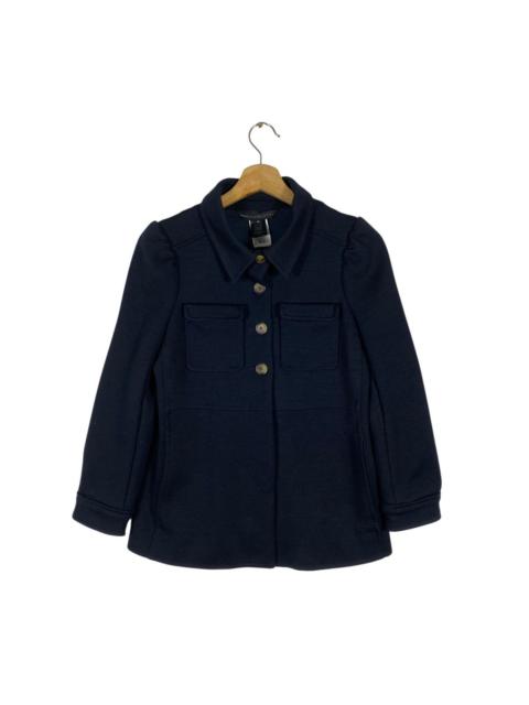 Marc By Marc Jacobs Button Jacket XS Size NavyBlue Colour