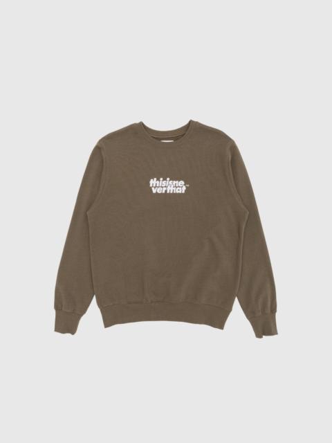 thisisneverthat® OL-LOGO CREWNECK