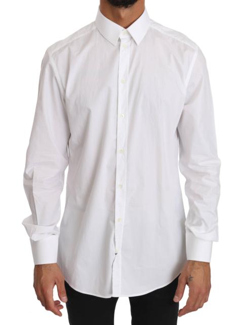 Dolce & Gabbana White Cotton Formal Shirt