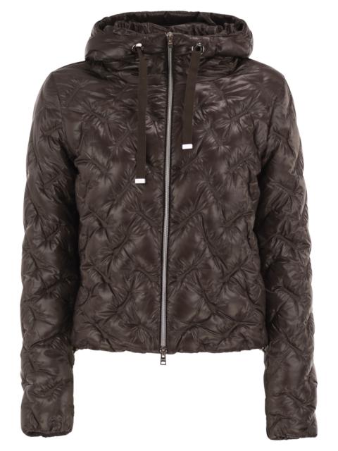 Herno Herno Women Diamond-Quilted Hooded Down Jacket
