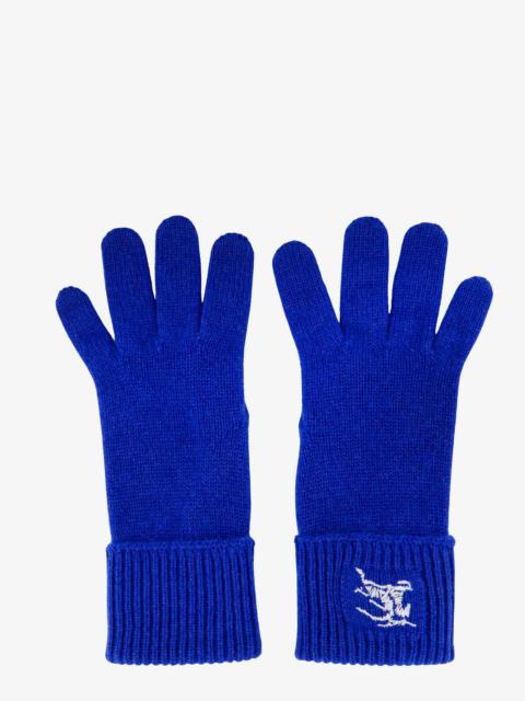 Burberry Man Gloves Man Blue Gloves