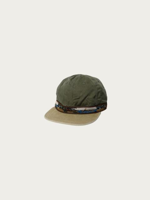 Kapital Chino BRIMFIELD Cap (NAVAJO BOAT) - Khaki/Beige