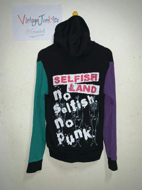 Other Designers Vintage - Selfish Land Punk Varsity hoodies