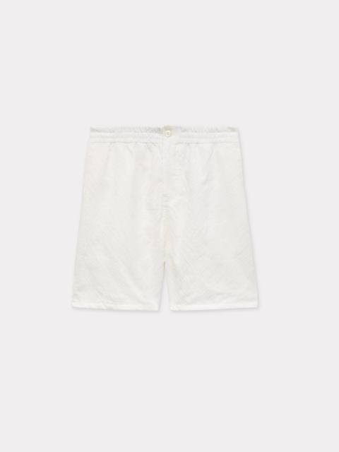 KENZO 'KENZO Tiger' elasticated shorts in cotton jacquard